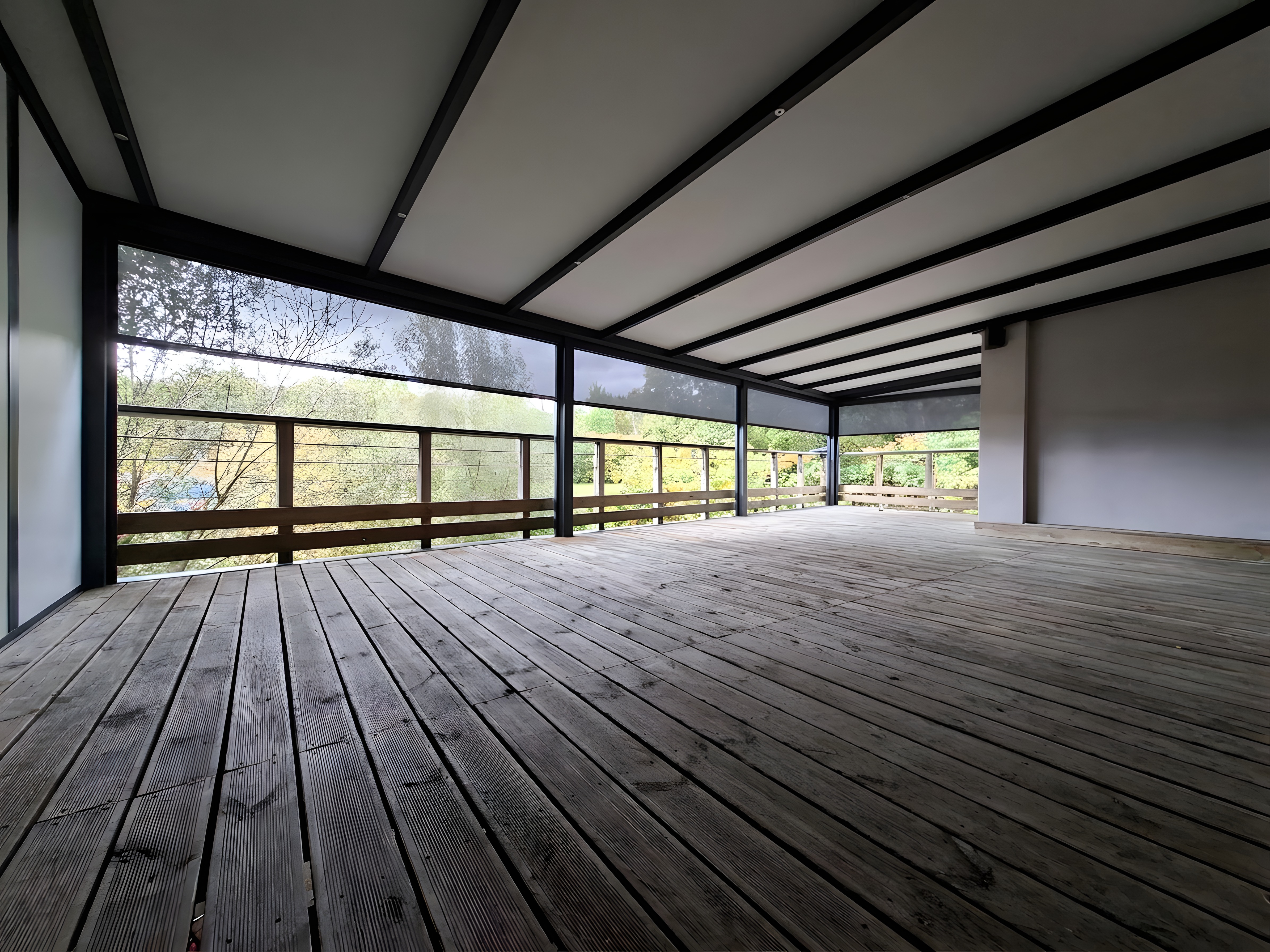 Pergola toit fixe installée